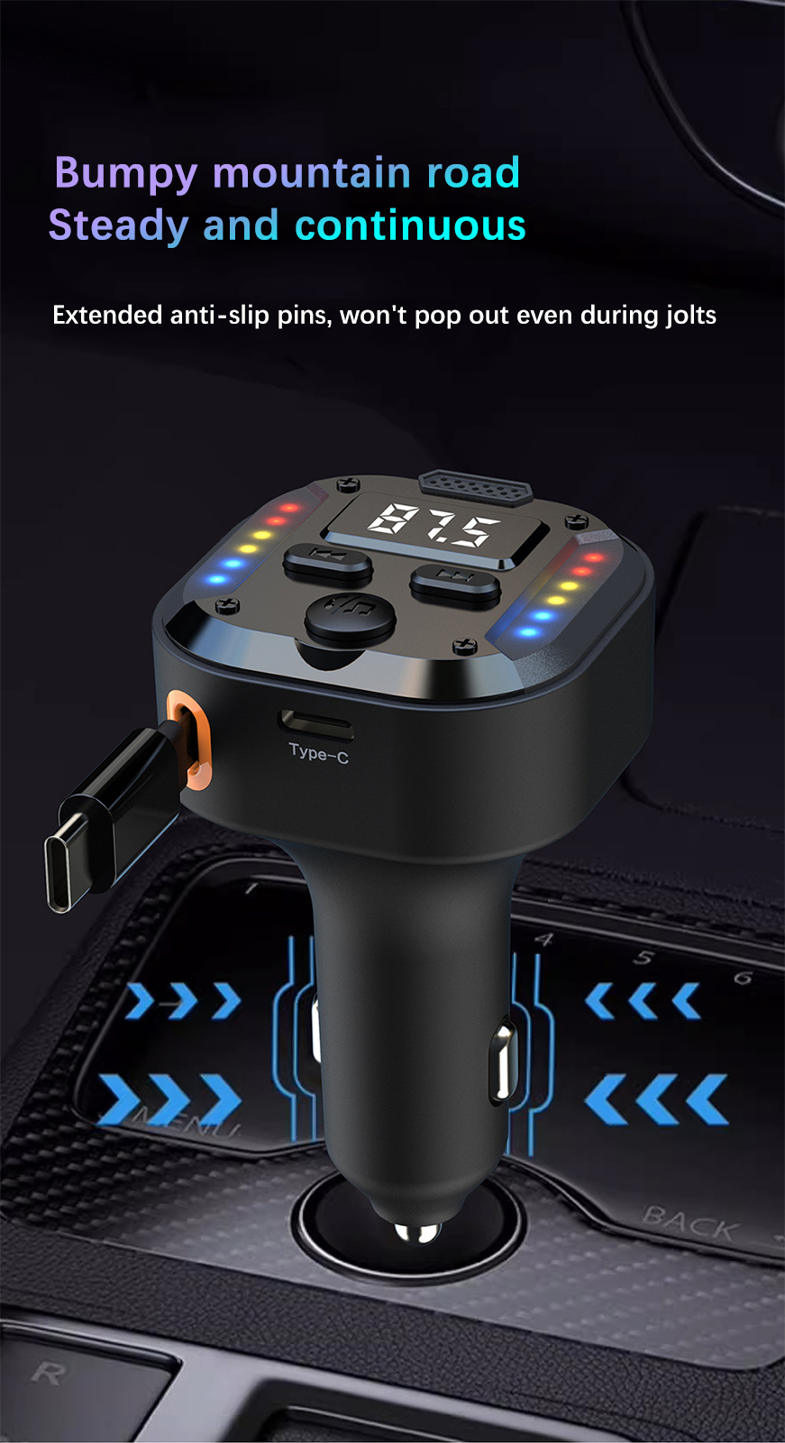 š„Final 3 Hours: 60% OFF Skavix⢠Retractable car charger