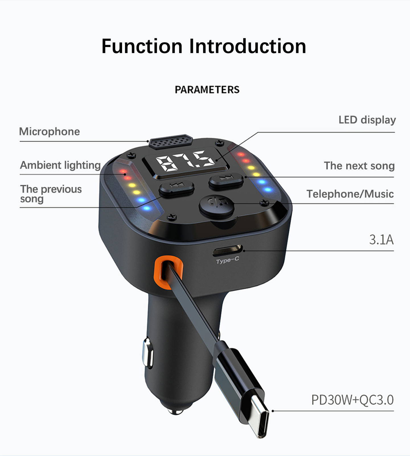 š„Final 3 Hours: 60% OFF Skavix⢠Retractable car charger