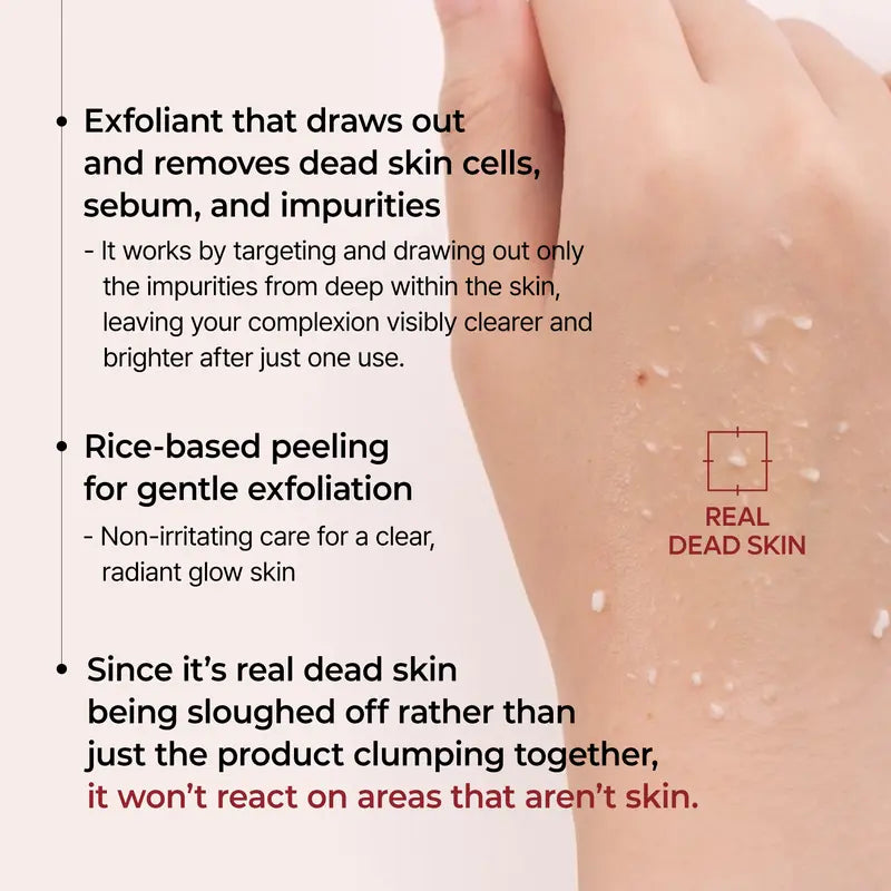 🔥 Final 3 Hours: 60% OFF!🔥 Gentle Exfoliator Glow Rice Ampoule-Suitable for All Skin Types!