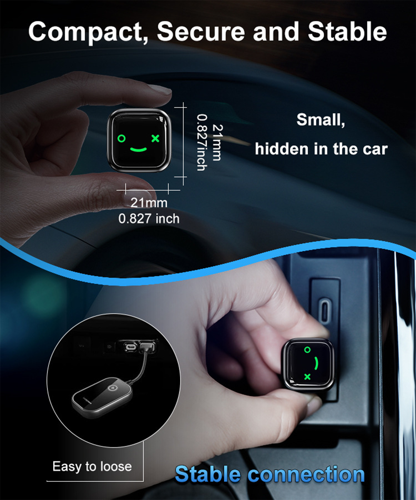 ✨Final 3 Hours: 50% OFF 💥 Android and iOS wired to wireless screen projection, Smartphone Link adapter