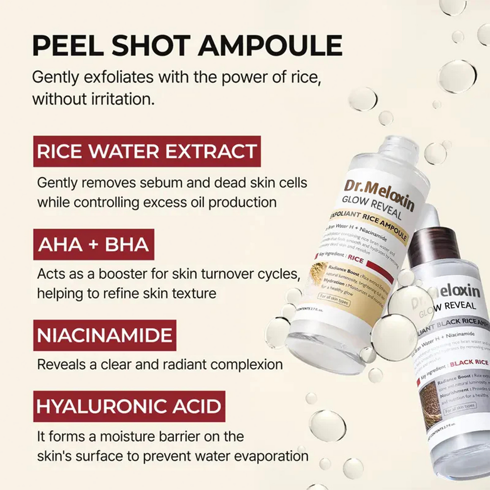 🔥 Final 3 Hours: 60% OFF!🔥 Gentle Exfoliator Glow Rice Ampoule-Suitable for All Skin Types!
