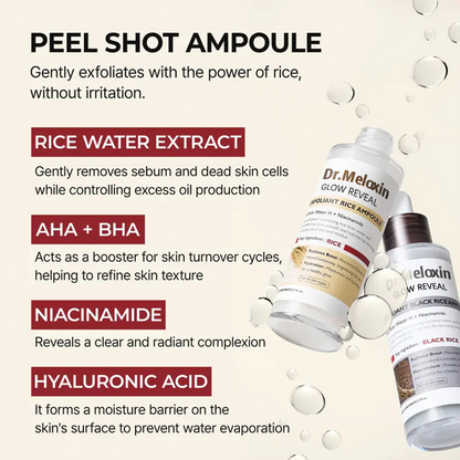 🔥 Final 3 Hours: 60% OFF!🔥 Gentle Exfoliator Glow Rice Ampoule-Suitable for All Skin Types！
